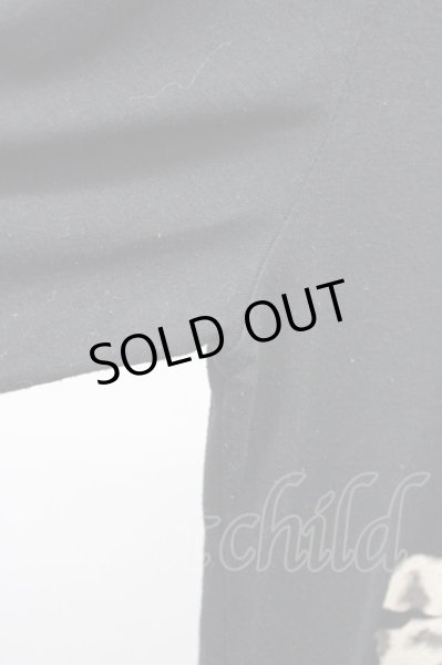 画像8: SEANA / レオパードクロスVネックカットソー L ブラック T-25-01-15-010-SE-to-YM-ZT (8)