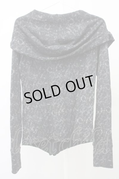 画像2: SEANA / 総柄ライダースパーカー M ブラック T-25-01-15-011-SE-to-YM-ZT (2)