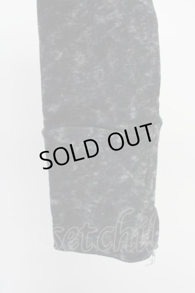 画像6: SEANA / 総柄ライダースパーカー M ブラック T-25-01-15-011-SE-to-YM-ZT (6)