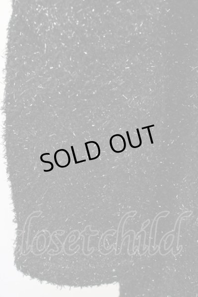 画像4: SEANA / グリッターニットソー L ブラックｘシルバー T-25-01-15-012-SE-to-YM-ZT (4)