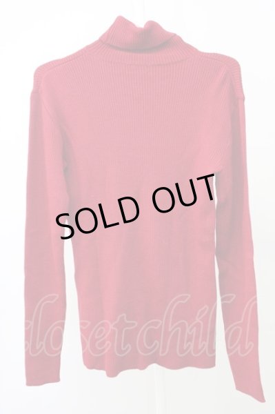 画像2: TORNADO MART / テレコリブタートルネックウールニットソー  ボルドー T-25-01-15-015-TO-to-YM-ZT253 (2)