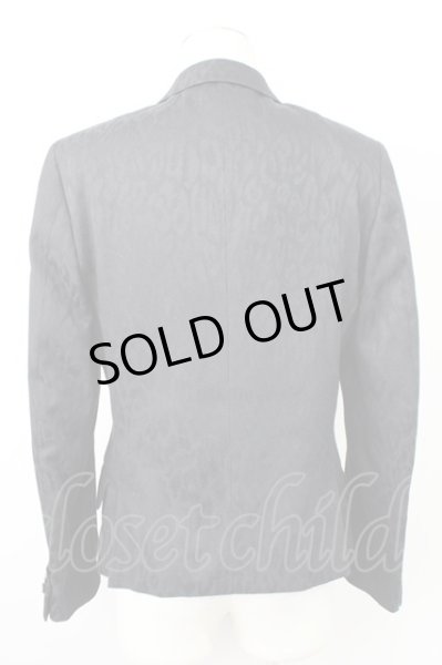 画像2: TORNADO MART / シルサーレオパードジャガードテーラードジャケット L ブラック T-25-01-23-016-TO-ja-YM-ZT (2)