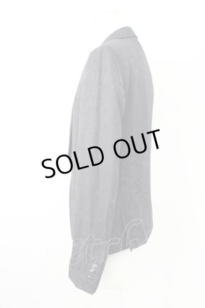 画像3: TORNADO MART / シルサーレオパードジャガードテーラードジャケット L ブラック T-25-01-23-016-TO-ja-YM-ZT (3)