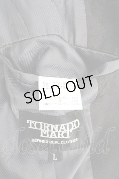 画像8: TORNADO MART / レオパード総柄返し衿ジャケット L ブラック T-25-01-23-018-TO-ja-YM-ZT187 (8)