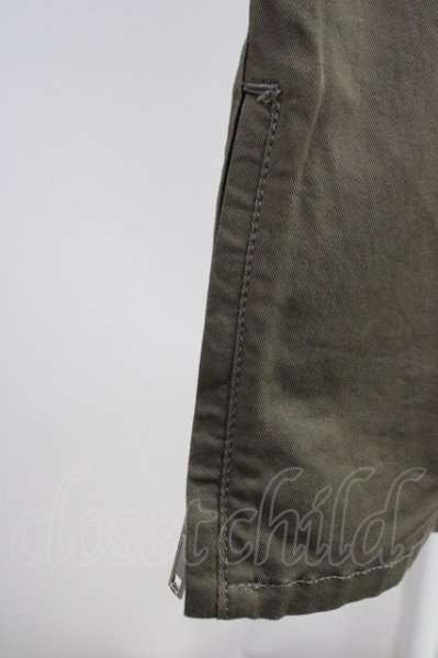 画像4: Moonage Devilment(清春)  / ストレッチZIPスキニーパンツ 01 ダークベージュ T-25-01-23-020-MO-pa-YM-ZT188 (4)