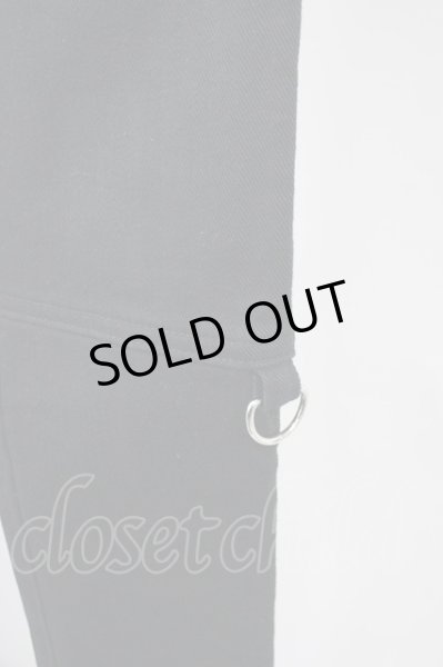 画像5: oonage Devilment(清春)  / ストレッチコットンZIPパンツ 00 ブラック T-25-01-23-021-0-pa-YM-ZT (5)