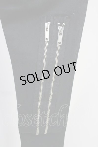 画像8: oonage Devilment(清春)  / ストレッチコットンZIPパンツ 00 ブラック T-25-01-23-021-0-pa-YM-ZT (8)