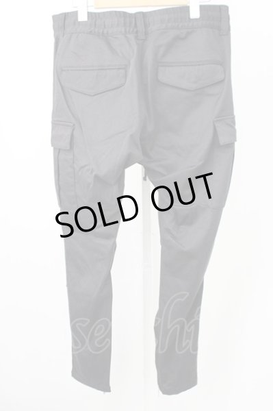 画像2: Moonage Devilment(清春)  / タイトシルエットストレッチカーゴパンツ 01 ブラック T-25-01-23-022-MO-pa-YM-ZT (2)