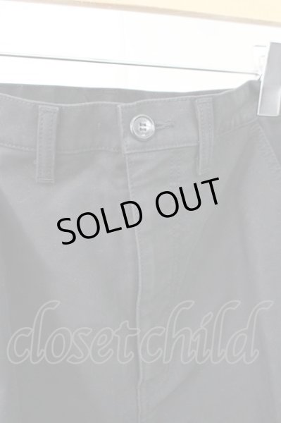 画像3: Moonage Devilment(清春)  / ミリタリーファティーグカーゴパンツ 02 ブラック T-25-01-23-024-MO-pa-YM-ZT188 (3)