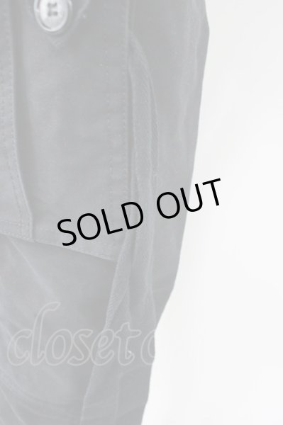 画像6: Moonage Devilment(清春)  / ミリタリーファティーグカーゴパンツ 02 ブラック T-25-01-23-024-MO-pa-YM-ZT188 (6)