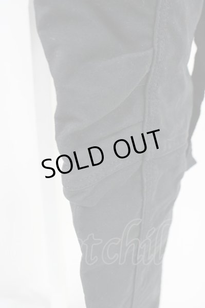 画像7: Moonage Devilment(清春)  / ミリタリーファティーグカーゴパンツ 02 ブラック T-25-01-23-024-MO-pa-YM-ZT188 (7)