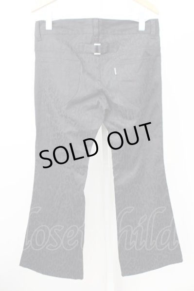 画像2: TORNADO MART / シャドーレオパードフレアパンツ L ブラック T-25-01-23-029-TO-pa-YM-ZT (2)