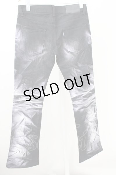 画像2: TORNADO MART / スプレー加工シューカットデニムパンツ L パープル T-25-01-23-031-TO-pa-YM-ZT (2)