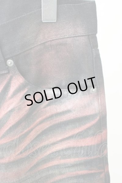 画像4: TORNADO MART / スプレー加工ブーツカットデニムパンツ L ボルドー T-25-01-23-032-TO-pa-YM-ZT (4)