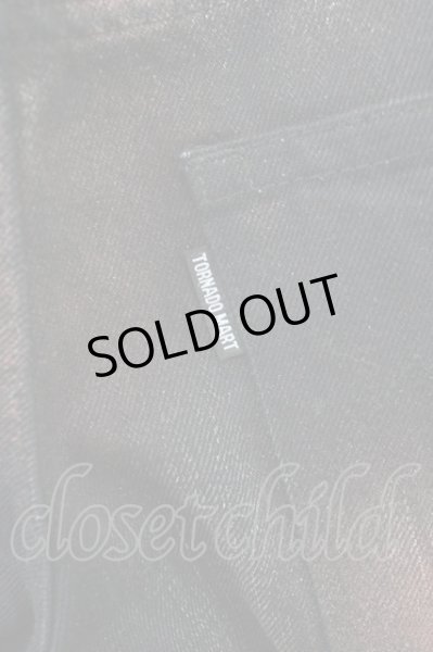 画像7: TORNADO MART / スプレー加工ブーツカットデニムパンツ L ボルドー T-25-01-23-032-TO-pa-YM-ZT (7)