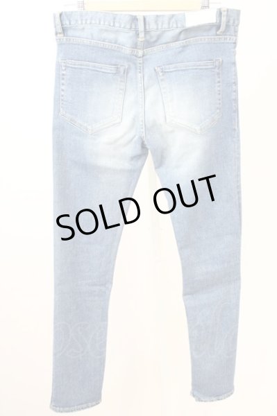 画像2: oonage Devilment(清春)  / RESOUND CLOTHINGコラボ washed repair skinny デニムパンツ 2 インディゴ T-25-01-23-035-0-pa-YM-ZT188 (2)