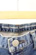 画像3: oonage Devilment(清春)  / RESOUND CLOTHINGコラボ washed repair skinny デニムパンツ 2 インディゴ T-25-01-23-035-0-pa-YM-ZT188 (3)
