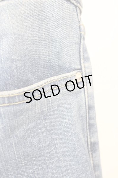 画像4: oonage Devilment(清春)  / RESOUND CLOTHINGコラボ washed repair skinny デニムパンツ 2 インディゴ T-25-01-23-035-0-pa-YM-ZT188 (4)