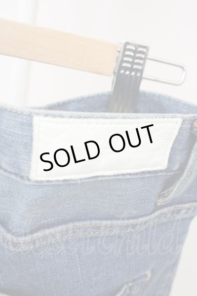画像7: oonage Devilment(清春)  / RESOUND CLOTHINGコラボ washed repair skinny デニムパンツ 2 インディゴ T-25-01-23-035-0-pa-YM-ZT188 (7)