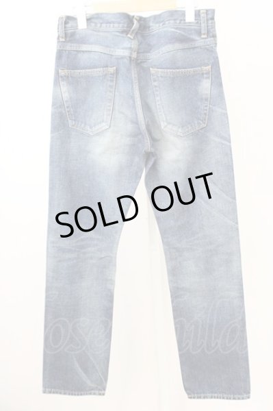 画像2: oonage Devilment(清春)  / ウォッシュドストレートデニムパンツ 00 インディゴ T-25-01-23-036-0-pa-YM-ZT188 (2)