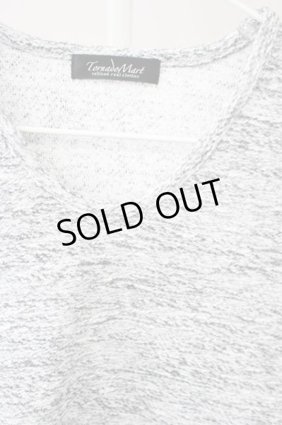 画像3: TORNADO MART / リロンツイードニットソー M グレー T-25-01-23-006-TO-to-YM-ZT202 (3)