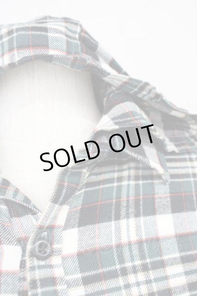 画像4: Moonage Devilment（清春） / フードロングチェックシャツ 46 グリーン T-25-01-23-010-MO-sh-YM-ZT201 (4)