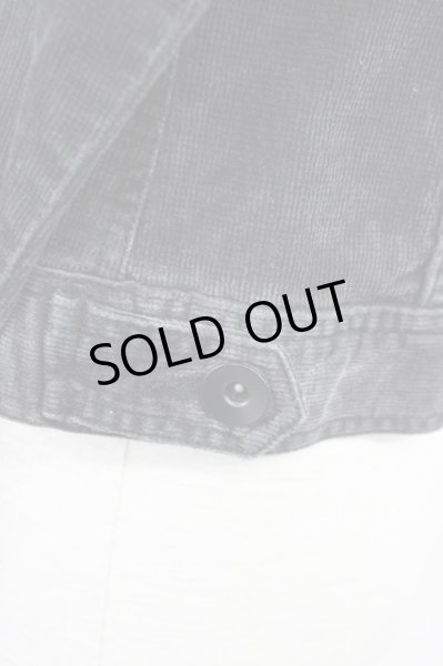 画像4: Roshell / ストレッチコーデュロイGジャン M ブラック T-25-01-23-012-Ro-ja-YM-ZT201 (4)