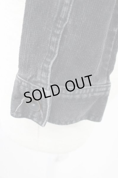 画像5: Roshell / ストレッチコーデュロイGジャン M ブラック T-25-01-23-012-Ro-ja-YM-ZT201 (5)