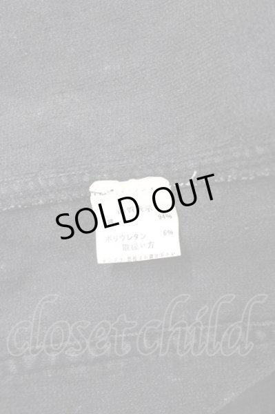 画像7: Roshell / ストレッチコーデュロイGジャン M ブラック T-25-01-23-012-Ro-ja-YM-ZT201 (7)