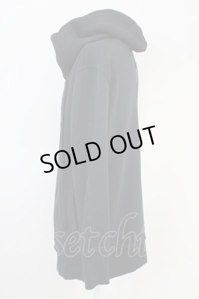 画像3: Moonage Devilment（清春） / xSMACK ENGINEERコラボ　BACK FUR RIDERパーカー M ブラック T-25-01-23-014-MO-to-YM-ZT (3)