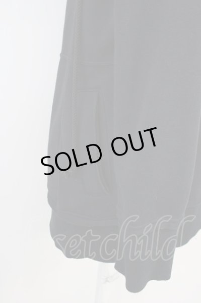 画像4: Moonage Devilment（清春） / xSMACK ENGINEERコラボ　BACK FUR RIDERパーカー M ブラック T-25-01-23-014-MO-to-YM-ZT (4)