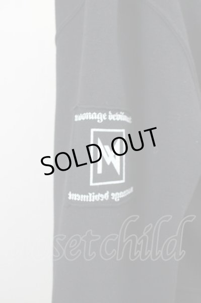 画像7: Moonage Devilment（清春） / xSMACK ENGINEERコラボ　BACK FUR RIDERパーカー M ブラック T-25-01-23-014-MO-to-YM-ZT (7)