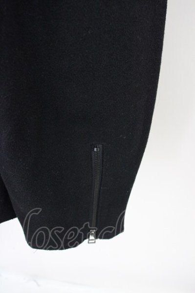 画像7: unrelaxing / オーバーサイズメルトンダブルライダース F ブラック T-25-01-30-012-un-ou-YM-ZT-M104 (7)