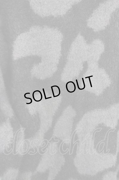 画像4: GOSTAR DE FUGA / ヒョウ柄フェザーヤーンプルオーバーニット 46 ブラック T-25-01-30-002-GO-to-YM-ZT291 (4)