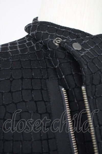 画像7: TORNADO MART / ライトメルトンアニマルフロッキージャケット M ブラック T-25-01-30-004-TO-ja-YM-ZT-M117 (7)