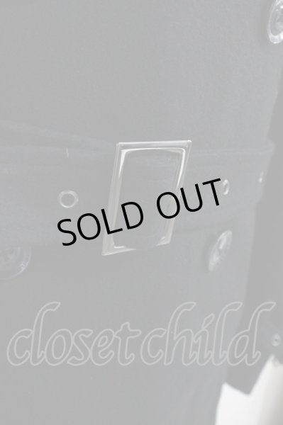 画像7: FUGA / Impulsion ノビリアメルトントレンチコート 44 ブラック T-25-01-30-005-FU-ou-YM-ZT-M117 (7)