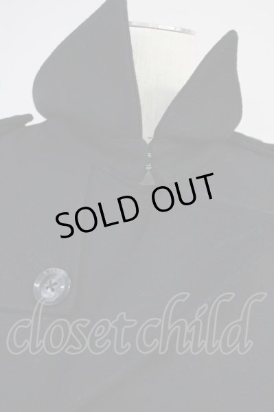 画像9: FUGA / Impulsion ノビリアメルトントレンチコート 44 ブラック T-25-01-30-005-FU-ou-YM-ZT-M117 (9)