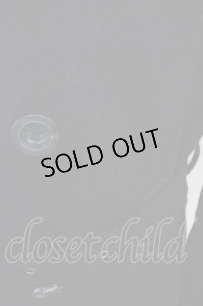 画像10: FUGA / Impulsion ノビリアメルトントレンチコート 44 ブラック T-25-01-30-005-FU-ou-YM-ZT-M117 (10)