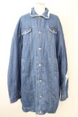 画像1: rovtski / DENIM BOA オーバーサイズLONG Gジャン F インディゴ T-25-01-30-006-ro-ou-YM-ZT-M117 (1)