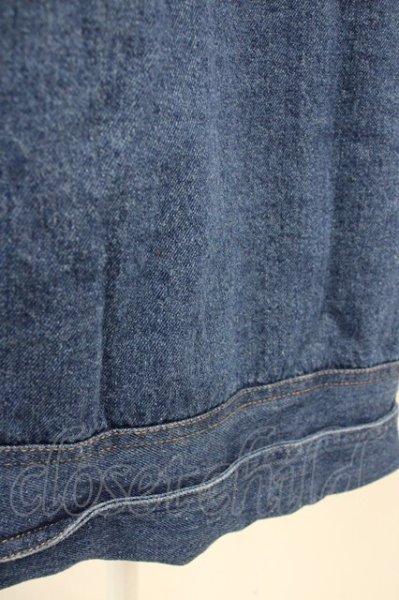 画像8: rovtski / DENIM BOA オーバーサイズLONG Gジャン F インディゴ T-25-01-30-006-ro-ou-YM-ZT-M117 (8)