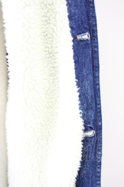 画像10: AFYF(rovtski) / DENIM BOA オーバーサイズLONG Gジャン F ブルー T-25-01-30-007-0-ou-YM-ZT-M103 (10)