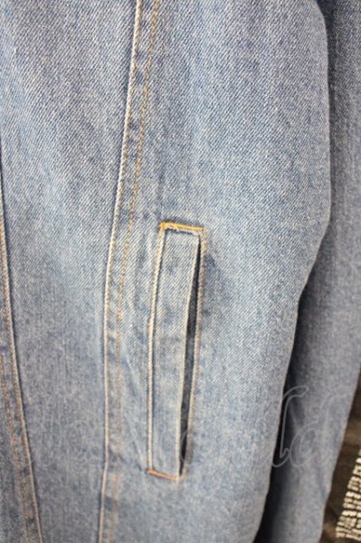 画像6: AFYF(rovtski) / DENIM BOA　オーバーサイズLONG Gジャン F インディゴ T-25-01-30-008-0-ou-YM-ZT-M103 (6)
