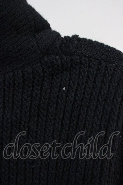 画像8: A.F ARTEFACT / トップス.FEMME FRINGE HIGH NECK KNIT TOPS 2 ブラック T-25-01-30-001-A.-to-YM-ZT291 (8)