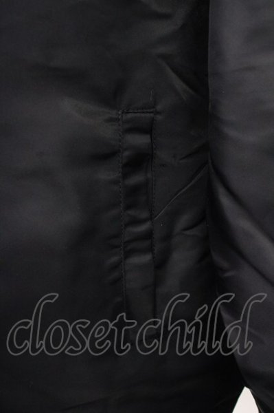 画像6: unrelaxing / オーバーサイズロングMA-1ブルゾンジャケット M ブラック T-25-01-30-011-un-ou-YM-ZT-M104 (6)