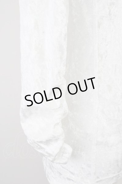 画像3: CIVARIZE / Aim3rdラインストーンベロア宇宙襟パーカー 46 ホワイト T-25-02-05-016-CI-to-YM-ZT (3)