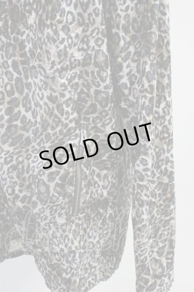 画像3: CIVARIZE / ファー付きベロアレオパードパーカー 46 ブラウン T-25-02-05-018-CI-to-YM-ZT (3)