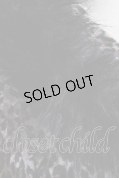 画像5: CIVARIZE / ファー付きベロアレオパードパーカー 46 ブラウン T-25-02-05-018-CI-to-YM-ZT (5)