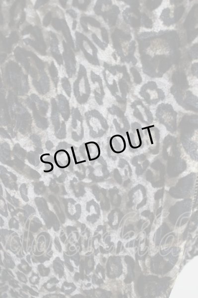 画像6: CIVARIZE / ファー付きベロアレオパードパーカー 46 ブラウン T-25-02-05-018-CI-to-YM-ZT (6)