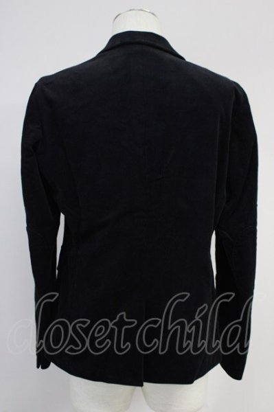 画像2: VANQUISH / コーデュロイノッチドラペルテーラードジャケット M ブラック T-25-02-05-021-VA-ja-YM-ZT091 (2)