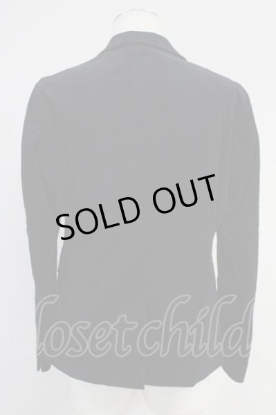 画像2: VANQUISH / コーデュロイノッチドラペルテーラードジャケット M ブラック T-25-02-05-021-VA-ja-YM-ZT091 (2)